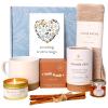 imageUnboxme Thank You Gift Basket For Women Show Your Appreciation with the Warm  Cozy Care Spa Box A Thoughtful Self Care Gift for Clients Coworkers Friends and EmployeesSending Warm Hugs Card