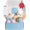 imageUnboxme Gifts Set For Women  Self Care Assortment Gift Box  Relaxation Gift Collection Box For Self Care  Ideal Gift With Mug Candle Bath Bombs ampamp Bar SoapBreathe In  Gift Set Blue