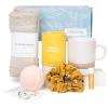 imageUnboxme Sunshine Gift For Women  Self Care Package with Herbal Tea Mug Bath Bomb Candle Fluffy Socks Lip Balm Sheet Mask Scrunchie ampamp Sending Sunshine Card  Graduation Gifts For GirlsSending Warm Hugs Card