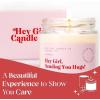 image14oz Scented Candle Jar  Pink Grapefruit Soy Candle with You are Awesome Message 6080 Hour Burn Inspirational Thank You Gift for Women Best Friend Wife or Mom  Graduation Gifts for GirlsSending Hugs