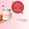 image14oz Scented Candle Jar  Pink Grapefruit Soy Candle with You are Awesome Message 6080 Hour Burn Inspirational Thank You Gift for Women Best Friend Wife or Mom  Graduation Gifts for GirlsSending Hugs