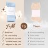 imageUnboxme Gifts Warm ampamp Cozy UltraLuxe Cloud Sock for Women ampamp Men  Super Soft Luxurious Fabric Sleep SocksBlue