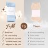 imageUnboxme Gifts Warm ampamp Cozy UltraLuxe Cloud Sock for Women ampamp Men  Super Soft Luxurious Fabric Sleep SocksBlue