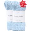 imageUnboxme Gifts Warm ampamp Cozy UltraLuxe Cloud Sock for Women ampamp Men  Super Soft Luxurious Fabric Sleep SocksBlue