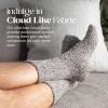 imageUnboxme Gifts Warm ampamp Cozy UltraLuxe Cloud Sock for Women ampamp Men  Super Soft Luxurious Fabric Sleep SocksMens Heather Charcoal
