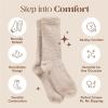 imageUnboxme Gifts Warm ampamp Cozy UltraLuxe Cloud Sock for Women ampamp Men  Super Soft Luxurious Fabric Sleep SocksNon Slip Stone