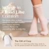 imageUnboxme Gifts Warm ampamp Cozy UltraLuxe Cloud Sock for Women ampamp Men  Super Soft Luxurious Fabric Sleep SocksPink