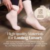 imageUnboxme Gifts Warm ampamp Cozy UltraLuxe Cloud Sock for Women ampamp Men  Super Soft Luxurious Fabric Sleep SocksPink