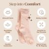 imageUnboxme Gifts Warm ampamp Cozy UltraLuxe Cloud Sock for Women ampamp Men  Super Soft Luxurious Fabric Sleep SocksPink