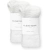 imageUnboxme Gifts Warm ampamp Cozy UltraLuxe Cloud Sock for Women ampamp Men  Super Soft Luxurious Fabric Sleep SocksSnow White