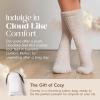 imageUnboxme Gifts Warm ampamp Cozy UltraLuxe Cloud Sock for Women ampamp Men  Super Soft Luxurious Fabric Sleep SocksStone Cloud