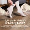 imageUnboxme Gifts Warm ampamp Cozy UltraLuxe Cloud Sock for Women ampamp Men  Super Soft Luxurious Fabric Sleep SocksStone Cloud