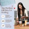 imageUnboxme Luxe Self Care Gift Box for Women  Premium Care Package with Hugs Card  Soothing Spa Basket for Relaxation and WellnessGet Well Soon Greeting Card