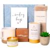 imageUnboxme Luxe Self Care Gift Box for Women  Premium Care Package with Hugs Card  Soothing Spa Basket for Relaxation and WellnessSending Hugs Greeting Card