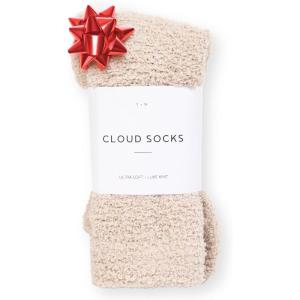 imageUnboxme Gifts Warm ampamp Cozy UltraLuxe Cloud Sock for Women ampamp Men  Super Soft Luxurious Fabric Sleep SocksStone Cloud